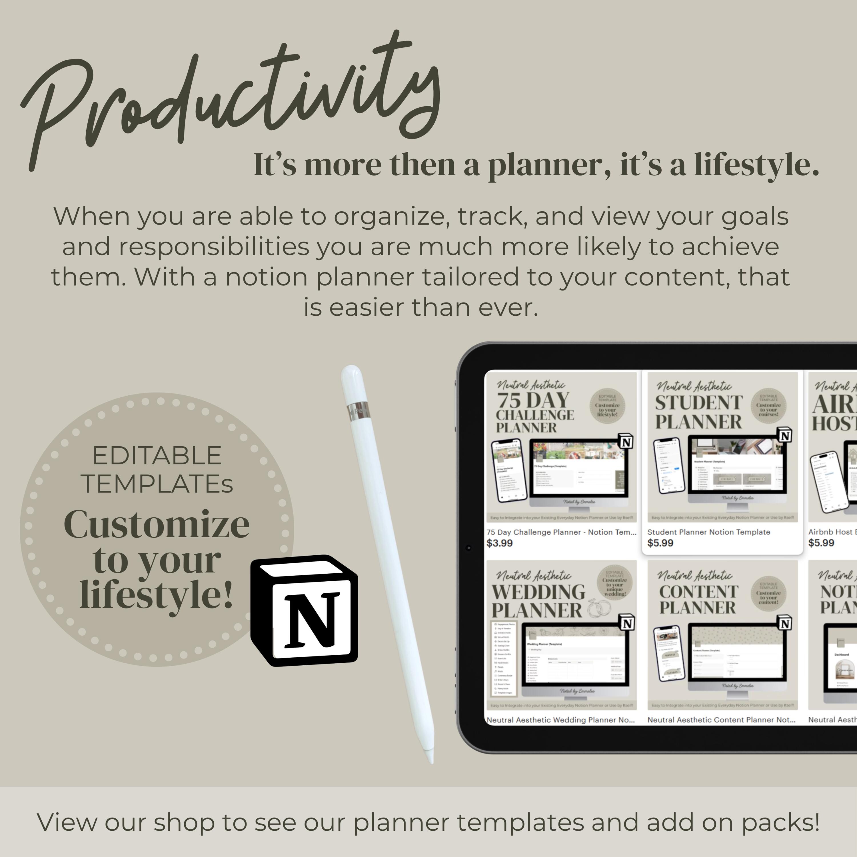 Color Coded Day of Week Notion Labels: Planner Icons & Headers (PNG ...