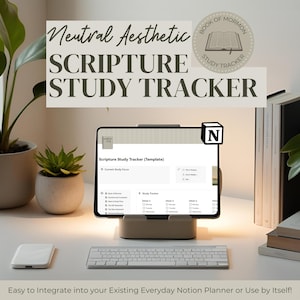 Scripture Study Notion Template | Book of Mormon, Church of Jesus Christ