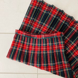 Mackintosh Wool Plaid Kilt Skirt / Vintage 1980s Pleated - Etsy