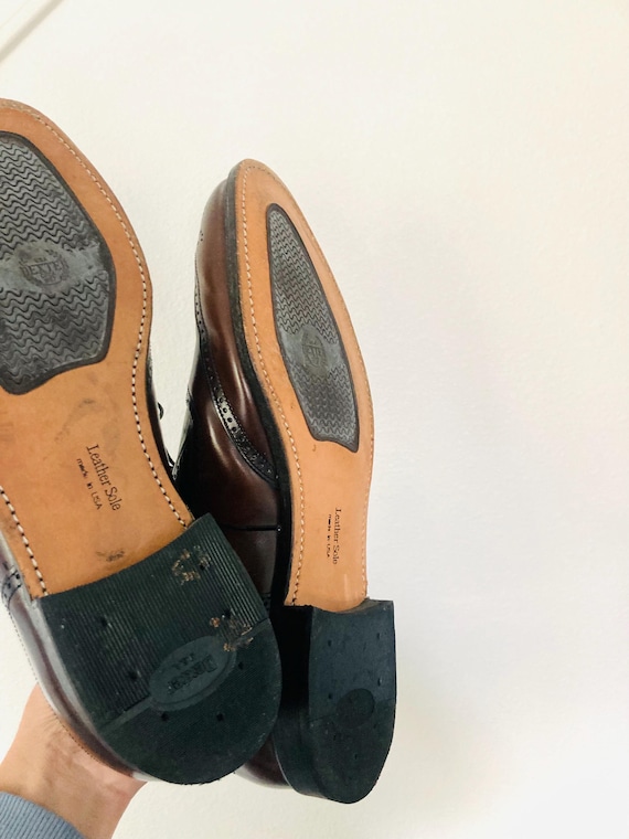Vintage Dexter Brown Leather Slip On Loafers Mens Size 9.5 USA Dexter Loafer Brown Casual Shoes for Men for sale | eBay main image 2