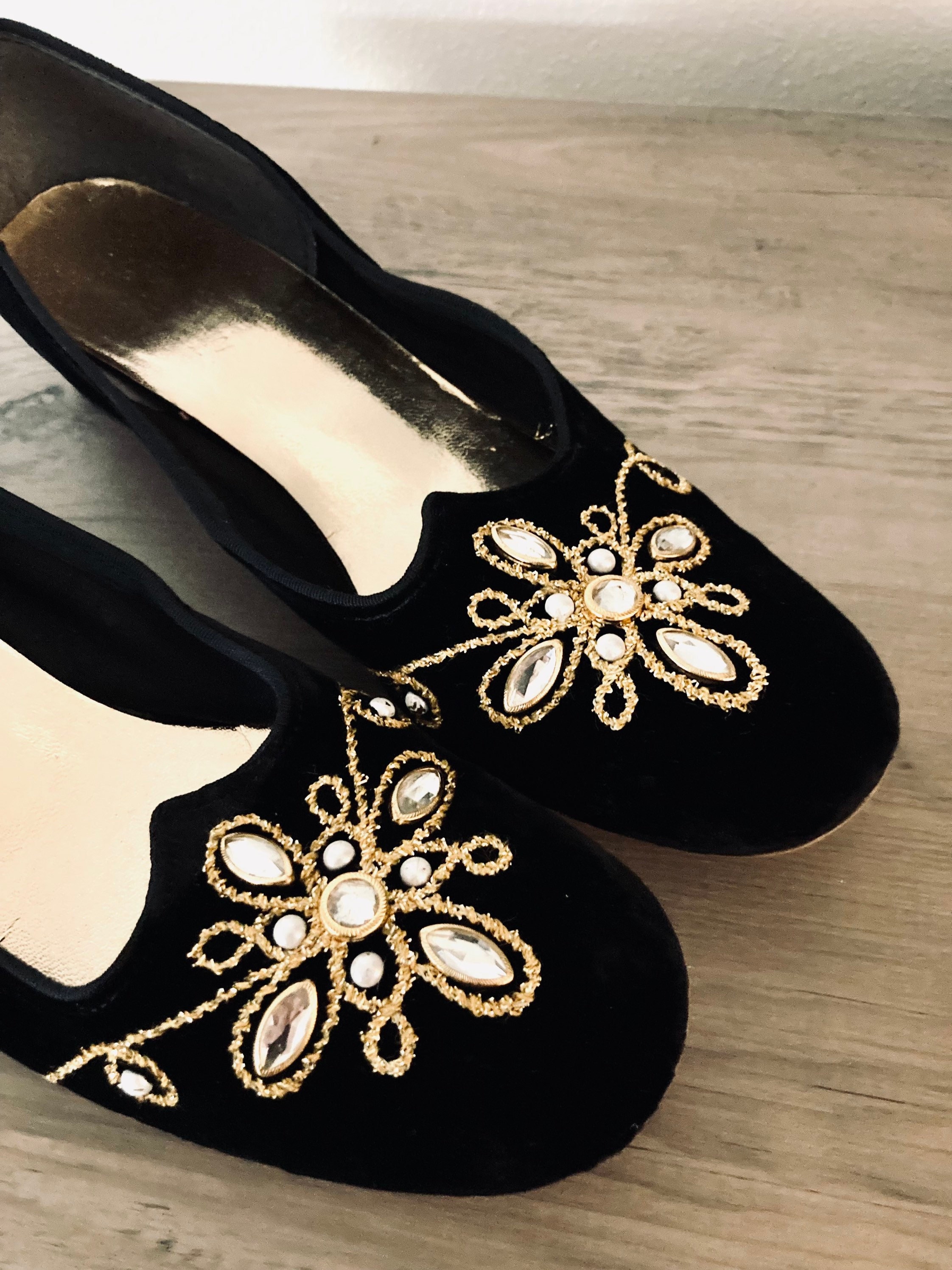 Woobling Women's Glitter Shiny Slide Sandals Sparkle Fancy Flats Slippers  Slip-on Party Dress Shoes - Walmart.com