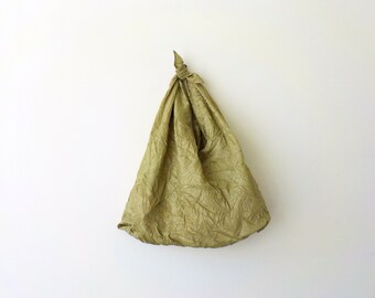 Olive Green Reusable Shopping Bag Foldable Market Bag Eco-friendly Shopper Fold-Up Tote Bento Bag by OnePerfectDay