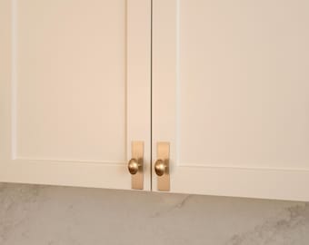 Solid Brass Oval Knob with Backplate | Egg knob| Brass rectangle backplate | vintage brass cabinet handle| Polished Nickel oval egg knob