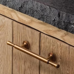 Louise Pull| Heritage Brass Drawer Pull and Cabinet Knobs| Solid Brass Pulls | Vintaged inspired cabinet hardware