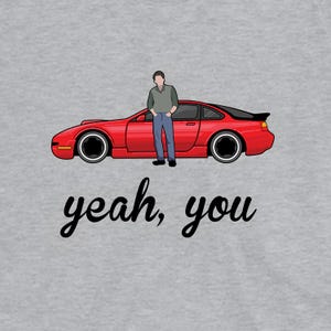 Retro Teen Crush Tee from a Classic 80s Rom-Com ,Inspired by 80s High School Movie,yea you, Short-Sleeve Unisex T-Shirt