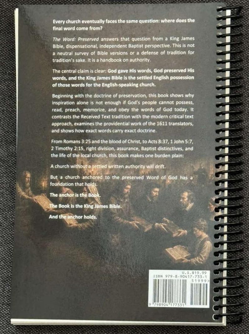 The Word: Preserved King James Bible Authority Handbook image 2