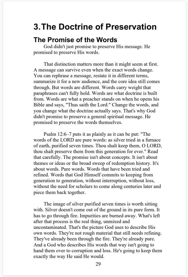 The Word: Preserved King James Bible Authority Handbook image 5