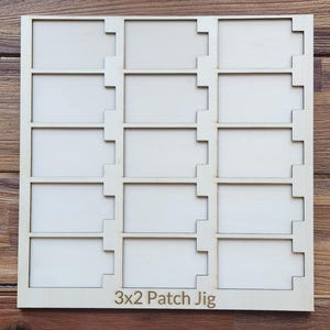 Leather Patch Jig for 15 pieces! Digital Download Now! SVG and Xtool XCS Files included!