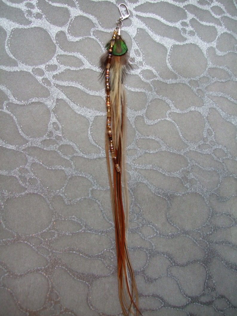 METZ Feather Hair Extension Clip Natural Colored Feathers & Etsy