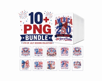 4. Juli Clipart, 250-jähriges Jubiläum der USA, Clipart (digitaler Download)