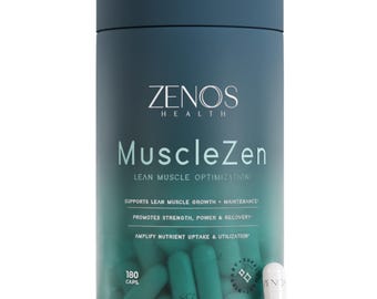 Zenos Health MuscleZen Daily Wellness Supplement: Hormone-Free, USA Made