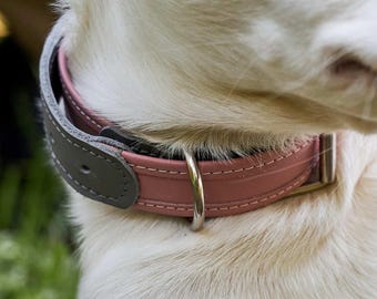 Personalized Leather Dog Collar, Engraved Dog Collar, Custom Puppy Collar, New Puppy Gift, Handmade Leather Pet Collar, Dog Mom Gift