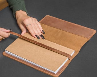 Funda de diario de cuero hecha a mano, funda de cuaderno personalizada, diario de cuero recargable, funda de diario de cuero A5, funda de agenda de cuero B6
