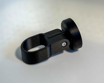 3D-printed mount compatible with Garmin Varia rear light – PETG-CF – incl. adapter – for Rose Backroad & Reveal D-Shape seatpost
