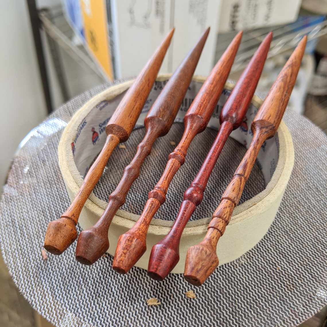 Tapestry bobbins Weaving bobbins exotic wood bobbins custom Etsy