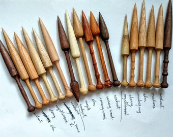 Tapestry Bobbins, Wood Bobbins, Weaving Bobbins, hand-turned, custom made to your specific shape and size needs