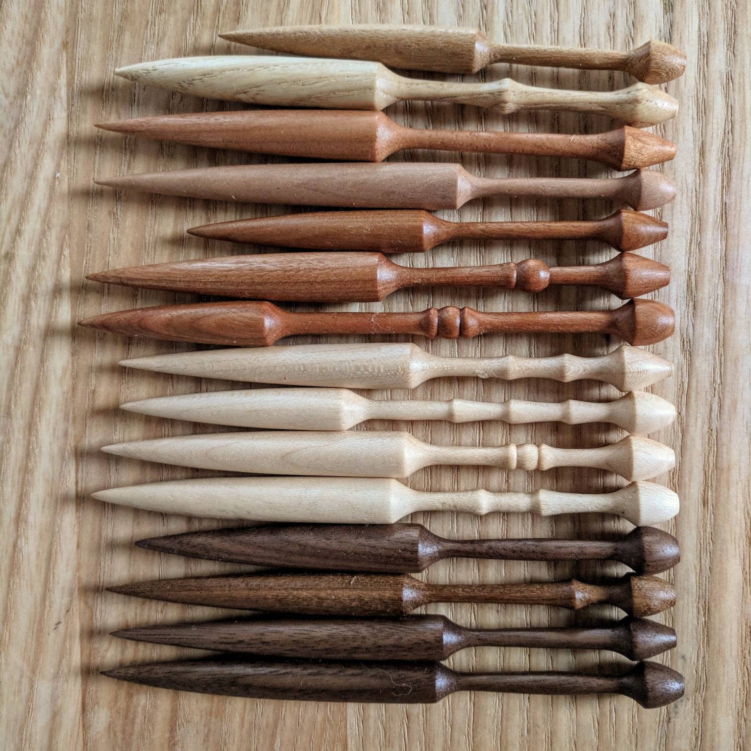 Tapestry Bobbins, Domestic Wood Bobbins, Weaving Bobbins, hand-turned…