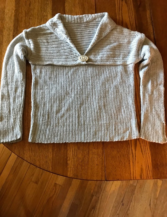 Hand Knit Sweater Vintage 1980's Women's Pullover… - image 8