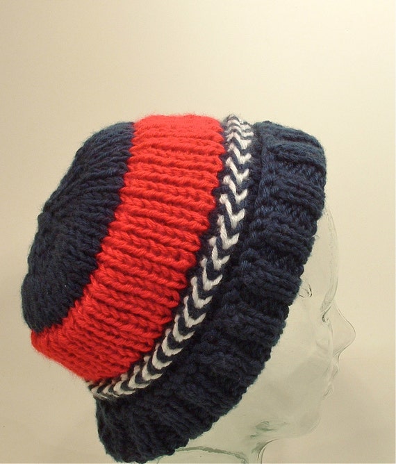 equal beanie blue×red Chicago Cubs Royal and Red Blue 
