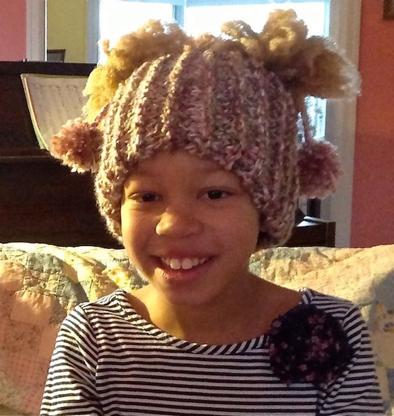 beanie with puff on top