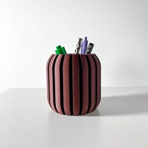 Unra Pen Holder - Sustainable 3D Printed Pen Holder - A Unique Design for Home Organization