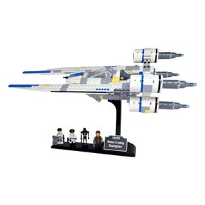 Support Display Stand for LEGO Star Wars Rebel U-Wing Starfighter 75399 / 4 minifigures slots