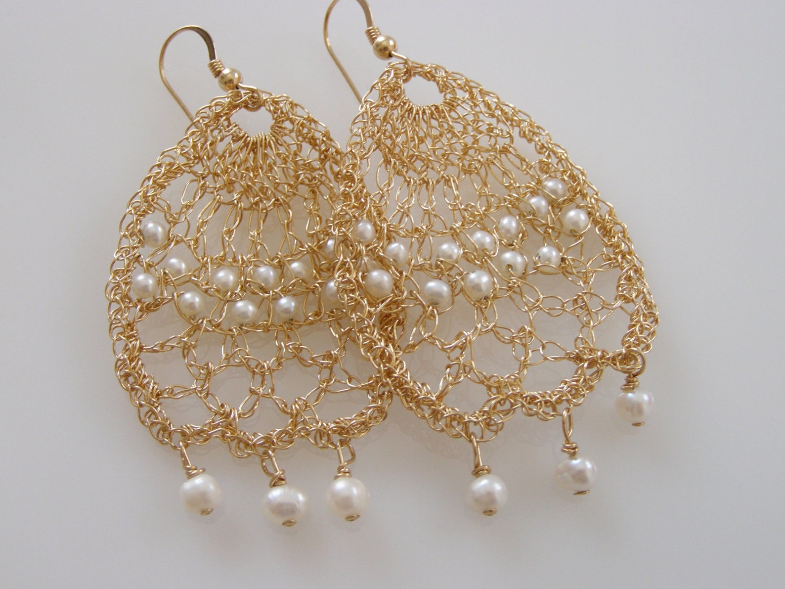 chandelier pearl earrings for wedding