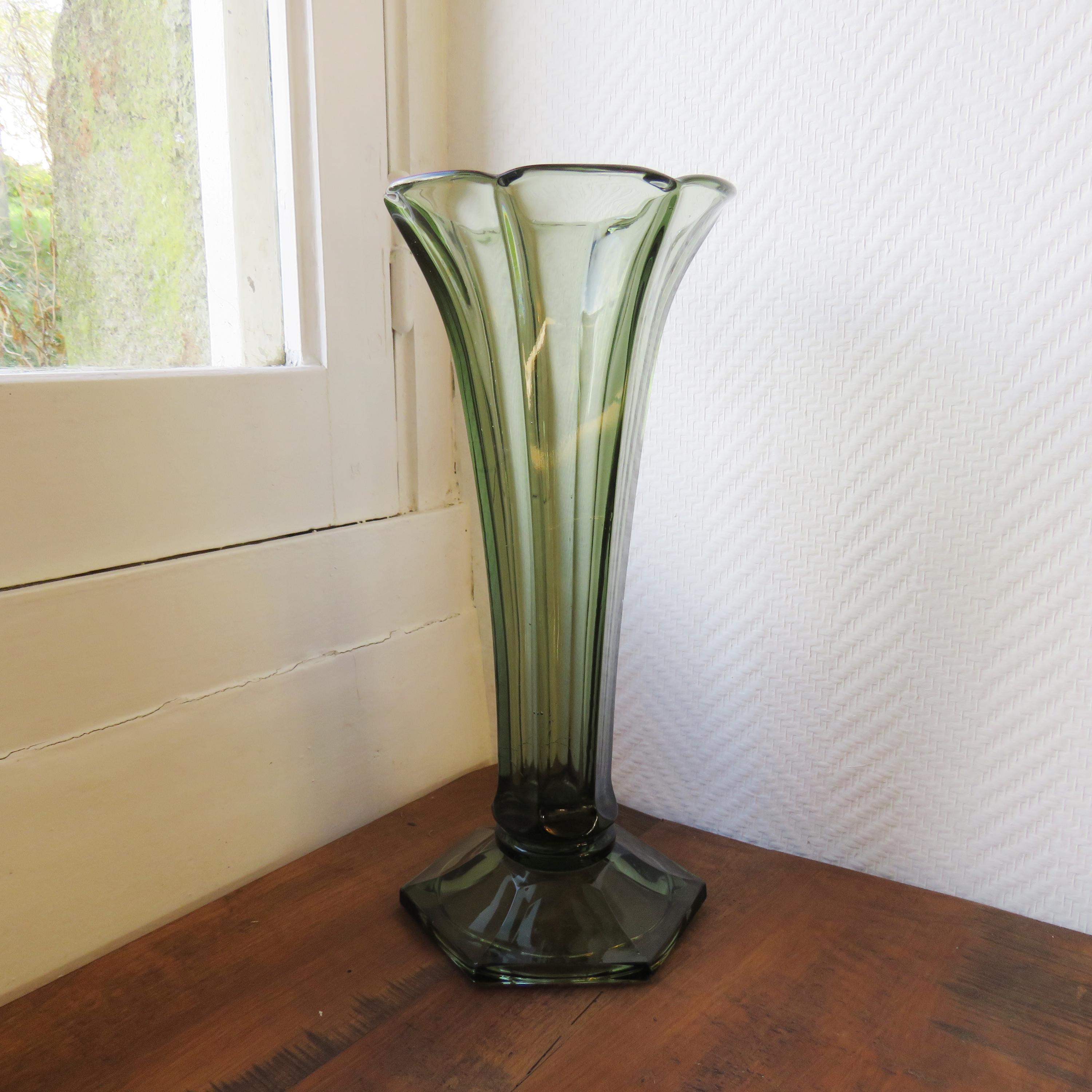 Val St Lambert Vase - Etsy