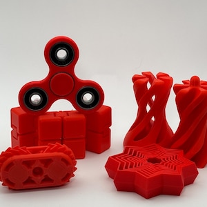 Fidget Toy Bundle Pack – 3D Printed Stress Relief Toys for Kids & Adults | Gamer Desk Toys | ADHD Autism Gift Set | Sensory Fidget Tools