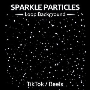 Silver Sparkle Particles Overlay | Magic Light Effect for TikTok, Reels & Shorts (HD Download)