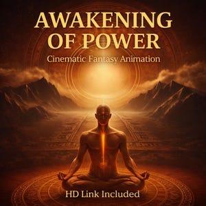Risveglio del Potere / Animazione Cinematografica Energetica / Clip Visiva Spirituale per TikTok e Reels (Download HD)