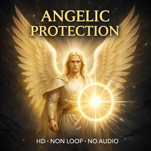 Protección con escudo angelical / Video de barrera de energía divina / Visual de protección espiritual / Clip de fantasía en HD / Clip cinematográfico para TikTok y Reels