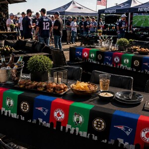 Bandeira Esportiva de Boston, Nova Inglaterra – Patriots, Red Sox, Celtics, Bruins - Bandeira de Parede | Decoração para Garagem ou Espaço Masculino | Presente para Fã de Boston imagem 5