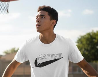 Feather Swoop Native Pride T-Shirt: Unisex Indigenous Culture Tee