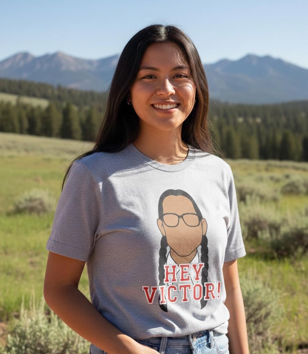 Hey Victor T-shirt | Smoke Signals Movie Quote | Thomas Builds-the-fire ...