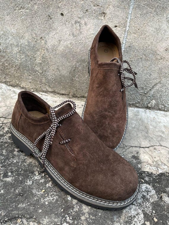 Mens New Handmade Brown Leather Traditional Bavarian  display picture 2
