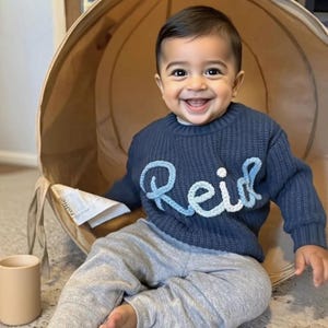 Baby Mädchen Erdbeer Pullover - 1. Geburtstag Langarm Strickpulli 9-18 Monate