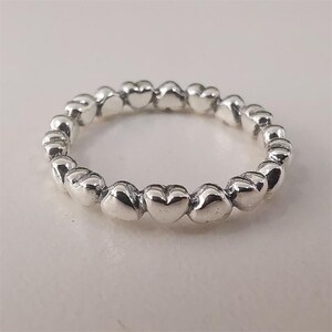 pandora herzkette stapelbar ring ale s925 im Ruhestand