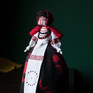 Motanka doll, a traditional Ukrainian rag doll, Ethnic folk art doll