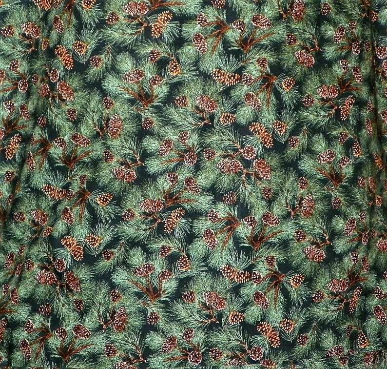 Holiday Season Kitchen Cobbler Lined Apron Smock Pinecones Handmade Kitchen Cooking Craft Activities Excellent Clothing Protectors