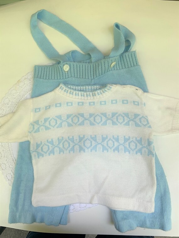 Vintage Baby Clothes - Boy Baby Items - Doll Clot… - image 2