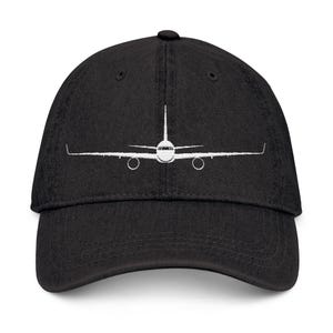Boeing 757 embroidered hat - aviation hat - plane hat [BLANK BACK]