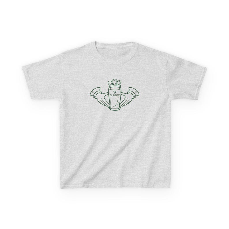 claddagh guinness st patricks day baby tee | Irish shamrock beer design image 3