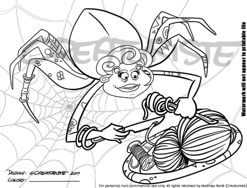 Download Coloring Book Page: YARN SPAG | Etsy
