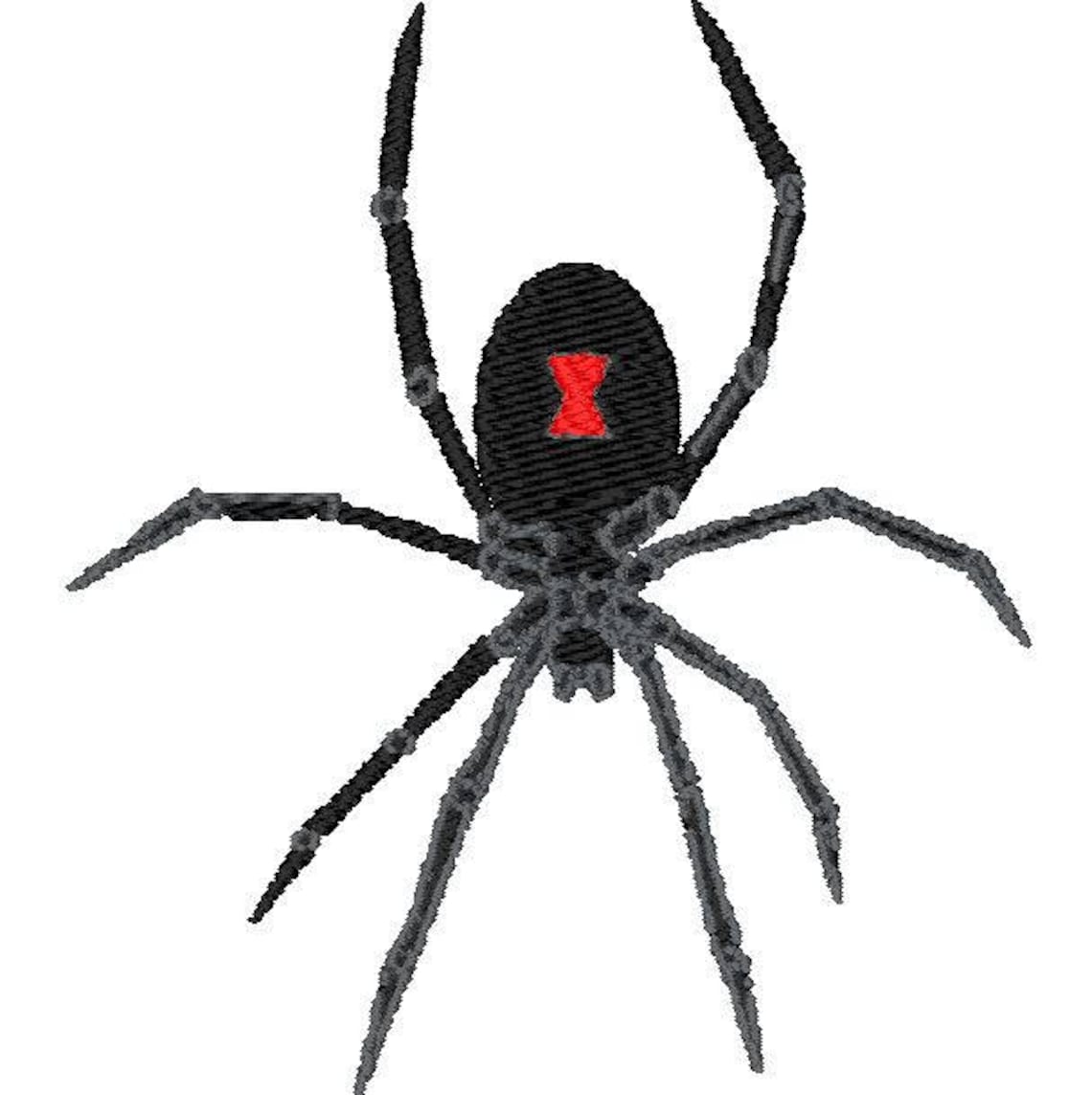 Disegno di ricamo ragno vedova nera Spider digitalizzati Etsy Italia