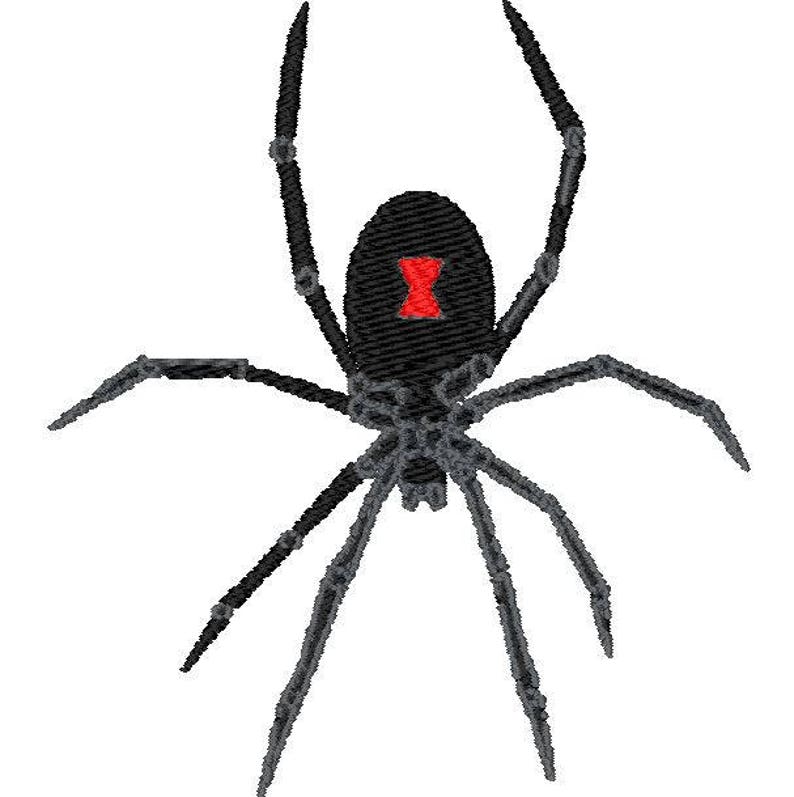 Black widow spider embroidery design spider digitized  etsy Black widow spider embroidery design spider digitized  etsy