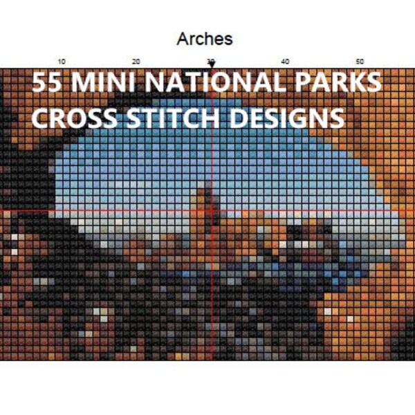 National Park Cross Stitch Etsy