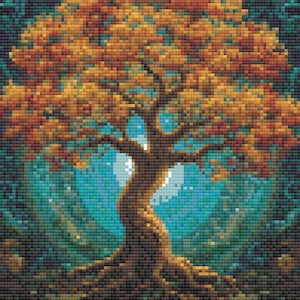 Baum des Lebens Kreuzstichmuster PDF - Wunderschönes & inspirierendes Design