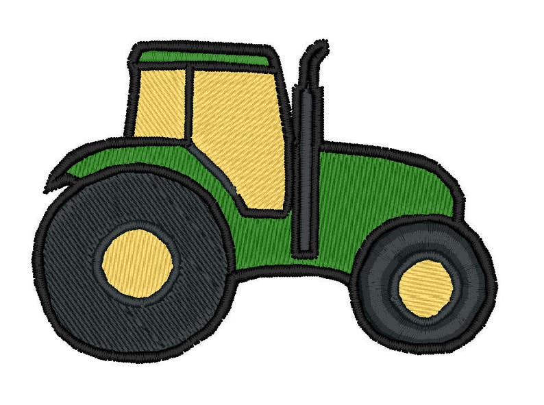 Farm tractor embroidery design farm tractor digitized  etsy
