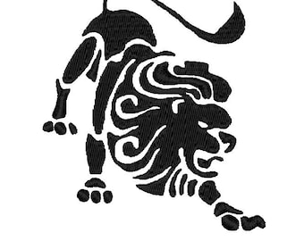 Diseño de bordado del horóscopo Leo: crea tu signo